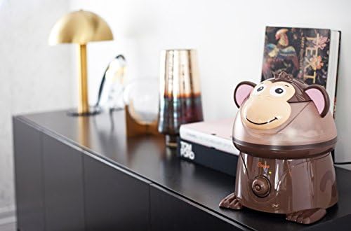 Crane Adorables Ultrasonic Humidifiers for Bedroom and Baby Nursery, 1 Gallon Cool Mist Air Humidifier for Large Room or Kid's Room, Humidifier Filters Optional, Monkey - Image 4