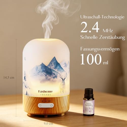 Hand Blown Glass Essential Oil Diffuser for Home, Yoga and Office - Image 5