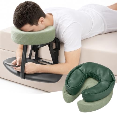 Massage Headrest for Bed, Head Holder & Face Cradle with Face Down Pillow by Unknown