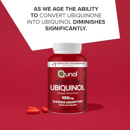 Qunol Mega Ubiquinol CoQ10 100mg, Superior Absorption, 100 Softgels - Image 5