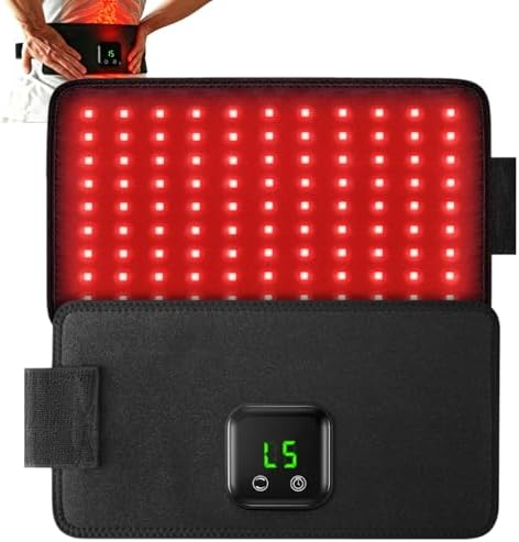 Red Light Therapy for Body: Cordless Rechargeable 660nm 850nm Wrap Belt by iThirdHomeOutdoorLighting