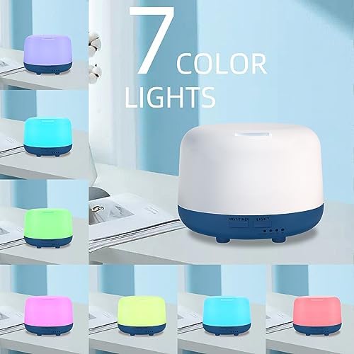 Marchred 300ML Essential Oil Diffuser with Remote Control, 7 LED Color Changing Light,Ultrasonic Cool Mist Scent Humidifier - Image 3