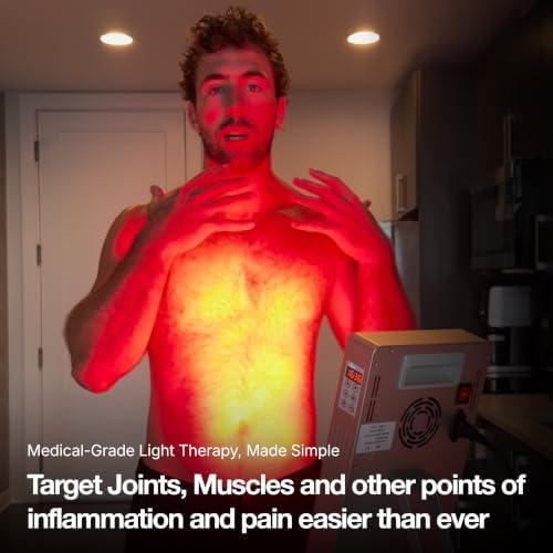 AuroraBox 60 Pro Science-Backed 5 Wavelength Red Light & Near Infrared Light Therapy Panel | Lower Inflammation, Reduce Aging, Improve Recovery | 630 660 810 830 850nm - Image 2