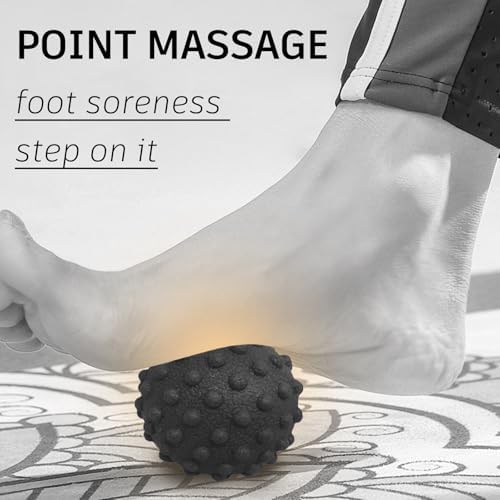 NGT new guide steps Fascia Massage Ball, Suitable for Relaxing Muscles, Restoring Fascia, and Improving Body Condition for All Parts of the Body. (Black) - Image 2