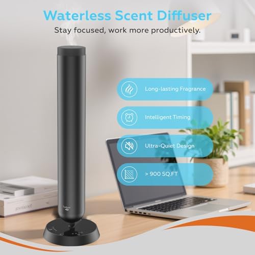 LANTIXIN Waterless Essential Oil Diffuser, Smart App, 1200 Sq Ft Coverage - Image 4