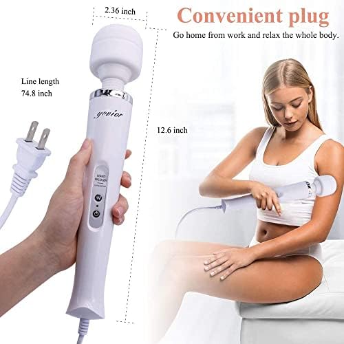 YEVIOR Wired Powerful Handheld Massager with Strong Vibration for Women - Image 3