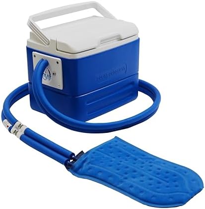 Polar Active Ice 3.0 Cold Therapy Ice Machine System with Programmable Timer, Hand and Wrist Compression Pad, Lightweight 9 Quart Cooler, Quiet Pump, Strong Cryotherapy Pain Relief Treatment by PolarProducts