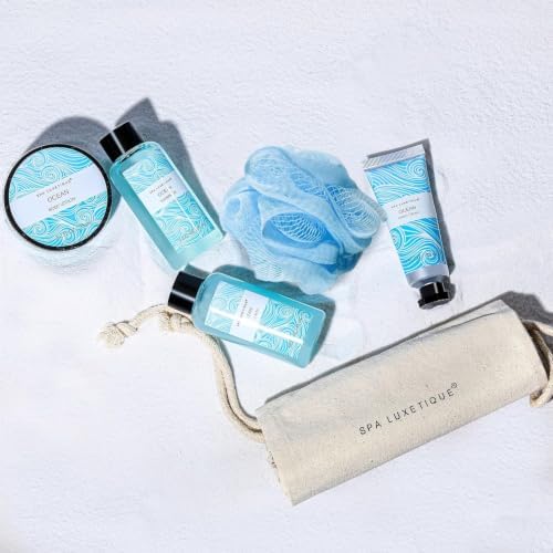 Spa Luxetique Gifts for Women, 6 Pcs Ocean Spa Gift Sets Includes Body Lotion, Hand Cream, Self Care Bath Set, Birthday Day Gifts for Women - Image 2
