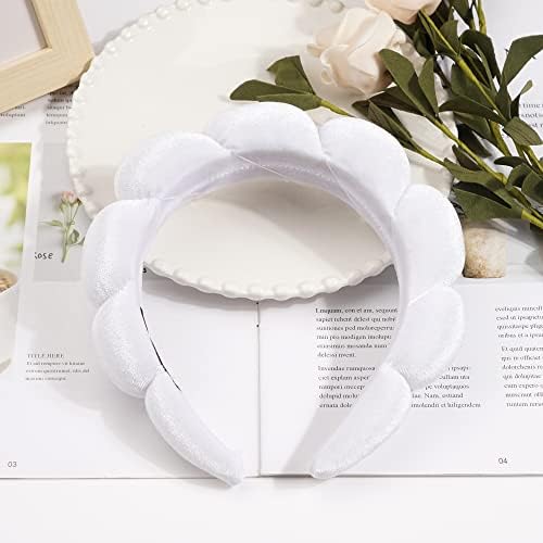 Ayesha Spa Headband for Washing Face Makeup Skincare Soft Sponge Hair band - Image 2