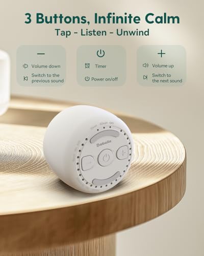 Babelio Pocket Mini Portable White Noise Machine for Travel, 2 Pack - Image 6
