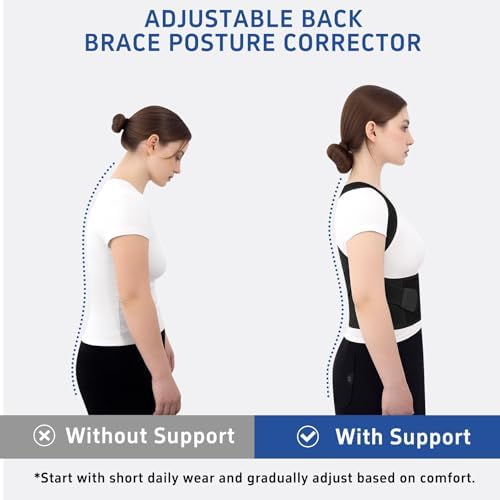 Posture Corrector for Women & Men Back Brace hunchback Straightener - Image 3