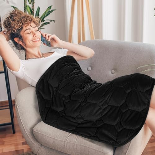 Topblan Weighted Lap Blanket Pad 7lbs for Adults, 29 x 24 Small for Travel by Topblan