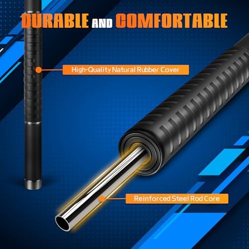 Muscle Roller Stick,17" Massage Roller for Muscle Deep Tissue Massage Black - Image 6