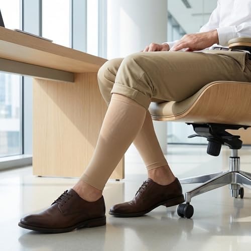 MGANG 20-30mmHg Compression Calf Sleeves Reduces Leg Swelling & Fatigue - Image 6