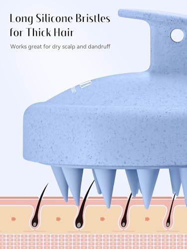 HEETA Scalp Massager Hair Growth Scrubber for Dandruff Removal Hair Care - Image 6