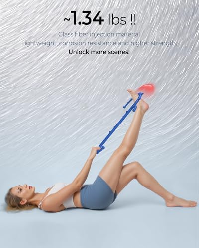 Back and Neck Massager for Pain Relief Deep Tissue, Upgraded Full Body Trigger Point Cane Massage Tools, Massage Stick Pressure Point Hook, Muscle Knot Remover Tool (Blue) - Image 6