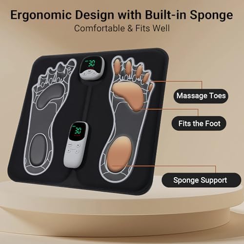 Portable Foot Massager Mat – Relaxing Foot Pad with Adjustable Modes & Intensity for Home, Office & Travel – Comfortable & Compact, Ideal Gift for Loved Ones - Image 6