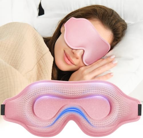 3D Blackout Weighted Eye Mask for Sleep, Eye Cover for Men Women by AlbatrossHealthNewEngland