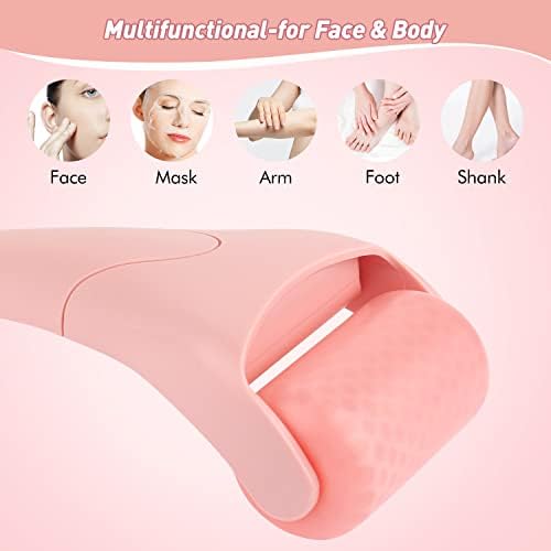 Fronnor Ice Roller for Face,Eyes,Facial Massager Tool,Soothing Skin Care Tool,Cooling Skincare Device for Puffiness,At-Home Spa Gift for Women(Pink) - Image 4