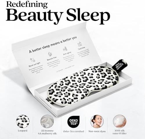 TheSleepGuard Pure Silk Sleep Mask [100% 6A Mulberry Silk, 22 Momme] Light Blocking Travel Essentials. Eye Masks for Sleeping. Black Oeko-Tex Blindfold. Eye Covers for Men & Women - Image 2