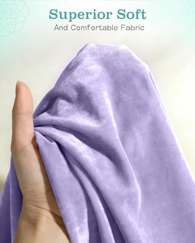 Small Microwave Heating Pad for Neck and Shoulder, Microwavable Versatile Cold/Heated Muscle Ache, Soothing Fatigue Wrap for Back Pain and More, Moist Heat Pad Warm Compress (Purple, 7" × 12") - Image 3