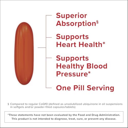Qunol Mega Ubiquinol CoQ10 100mg, Superior Absorption, 100 Softgels - Image 4