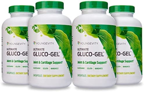 Youngevity Ultimate Gluco-Gel Bone & Cartilage Support, 240 Caps, 4 Pack by Youngevity
