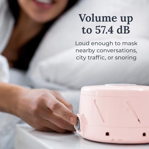 Yogasleep Dohm Classic (Pink) The Original White Noise Machine, Soothing Natural Sound from A Real Fan, Noise Cancelling for Office Privacy, Travel & Meditation, Sleep Therapy for Adults & Baby - Image 3