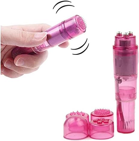 Mini Portable Small Massage Tool 4 Heads Massager Pocket for Women Neck Shoulder Face Back Foot Muscles (1PK Purple 2PK Pink) - Image 3
