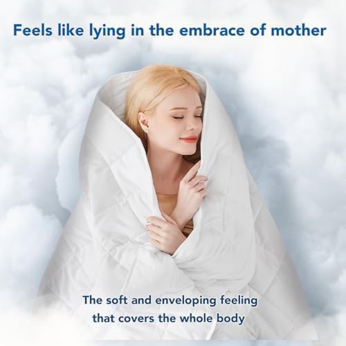 Topcee Weighted Blanket for Adults (15 lbs, 60" x 80") Queen Size Soft Cooling Heavy Blanket Sleeping, Apply to 130-160 lbs Body, Thick Breathable Blanket with Glass Bead, Easy Care - Image 4
