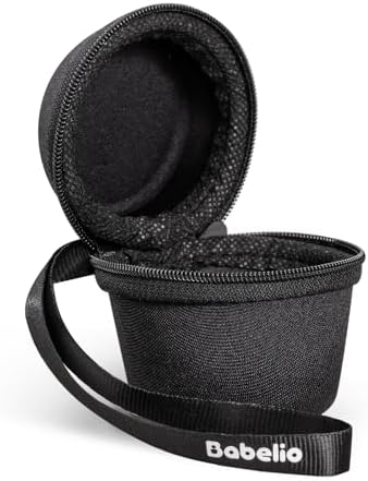 Babelio Portable Travel Case for Babelio Pocket Mini White Noise Machine, Double Stitch Zipper - Perfect for Traveling (CASE ONLY - Textile Black) by BABELIO