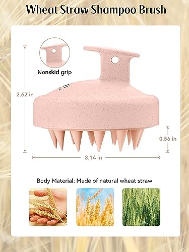 HEETA Scalp Massager Hair Growth Scrubber for Dandruff Removal Hair Care - Image 2