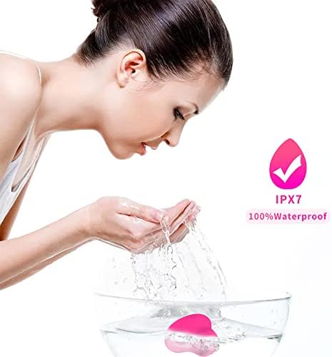 Handhold Portable Powerful Multifunctional Facial Mini Massage Ball,Quiet Waterproof USB Rechargeable Vibrating Travel Pocket Face Eye Finger Joint and Neck Jaw Massager. (Rose) - Image 2
