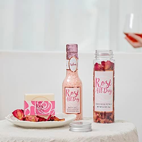 BFF LOVE 6 Pcs Rose Spa Set for Women, Spa Gifts for Women, Gift Set for Her, Spa Kit for Birthday, Christmas Gifts for Mom,Wife,Girlfriend - Image 3