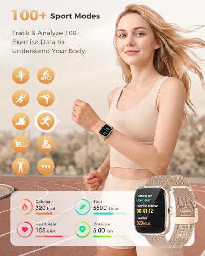 Smart Watches for Women Android/iPhone, Fitness Trackers with Answer/Call - Image 4