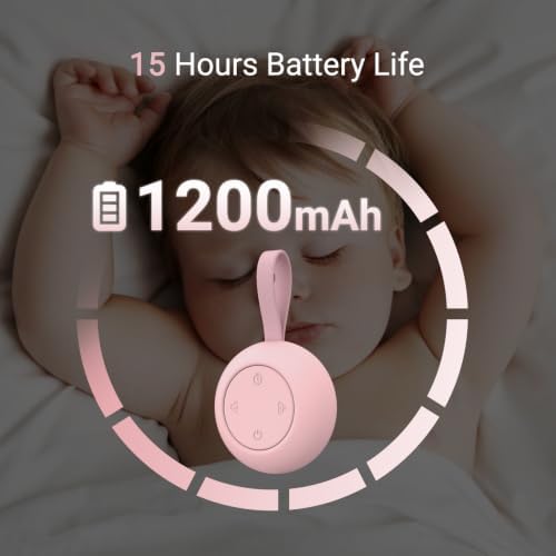 Portable Baby Sound Machine & Essentials for Babies & Kids-Pink - Image 3