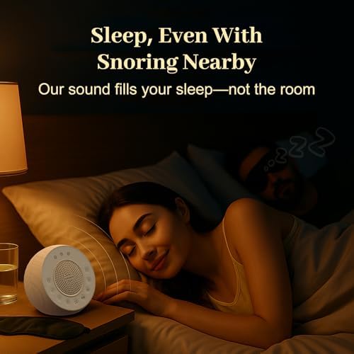 HOUSBAY Sound Machine White Noise for Sleep with Wood Grain - Image 3