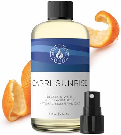 Aroma Country Capri Sunrise Luxury Diffuser Oil Refill (8.5 Fl Oz) by AromaCountry