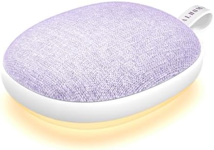 Portable White Noise Sound Machine: Baby Sleep Soother, Bluetooth Speaker, Rechargeable Battery, 4-Speed Timer, 6 Soothing Sounds Adult Therapy Aid for Trave (Purple, Portable) by Unknown