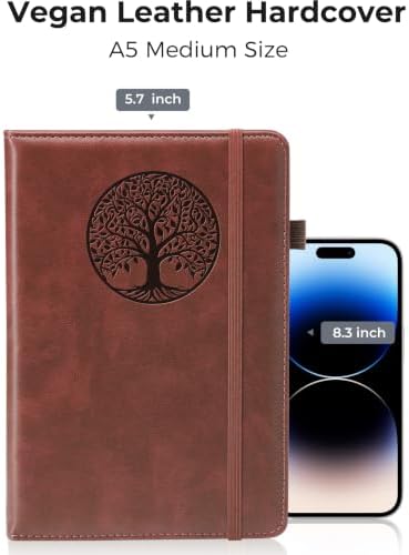 BIYUNRO Leather Journal, Writing Notebook for Women Men - Image 5