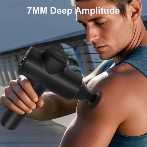 Mebak 7 Deep Tissue Massage Gun, Percussion Massager 5 Speeds Pain Relief - Image 2