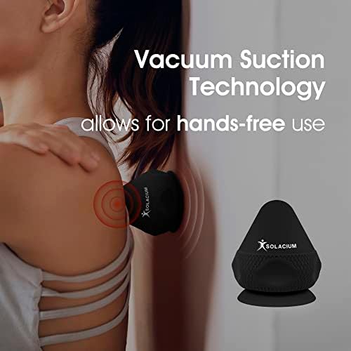 Solacium Mountable Massage Therapy Tool - Multi-Surface Suction Cup Wall Massage Tool for Sore Muscles, Myofascial Release, Stress Relief, Trigger Point and Deep Tissue Massage (Black) - Image 3