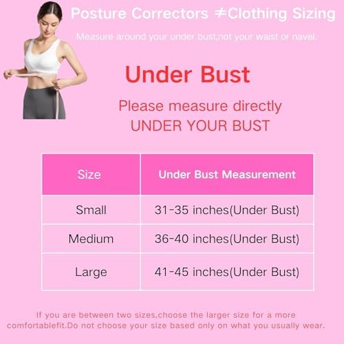 Back Brace Posture Corrector for Women - Adjustable Posture Brace for Women Under Clothes - Back Brace for Posture Upper Back Support - Invisible Comfort for Office Daily Wear - Comfortable Hunchback Slouching for Neck Shoulder Back Straightener(Medium) - Image 2
