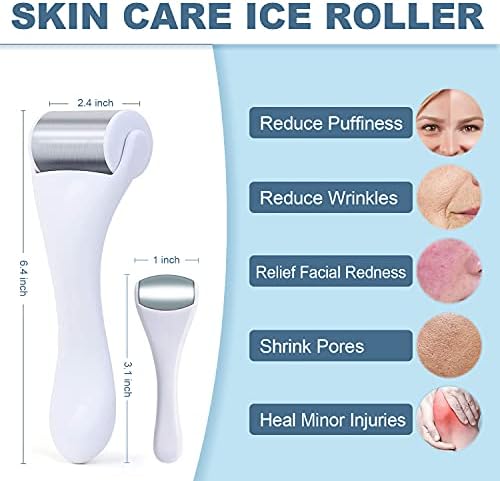 Ice Roller for Face and Eyes - 2PCS Facial Relief Eye Puffiness Massager - Image 6
