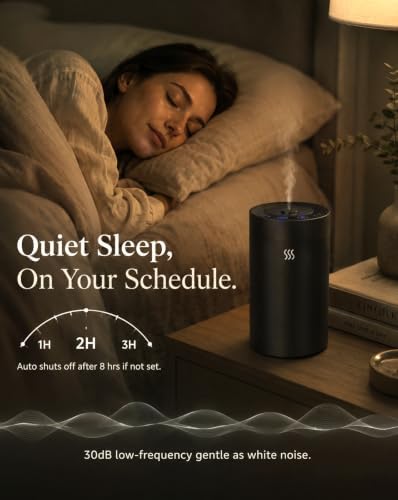 Waterless Essential Oil Diffuser with 3 Fragrance Oils Battery Operated - Image 4