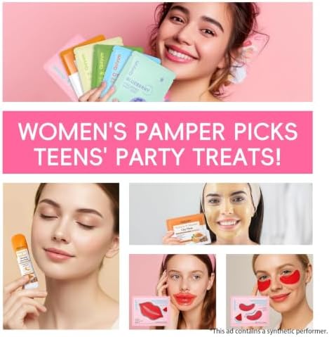 QUIYUM 26PCS Face Masks& Lip& Eye Masks Skin Care Set for Women Teens Girl - Image 5