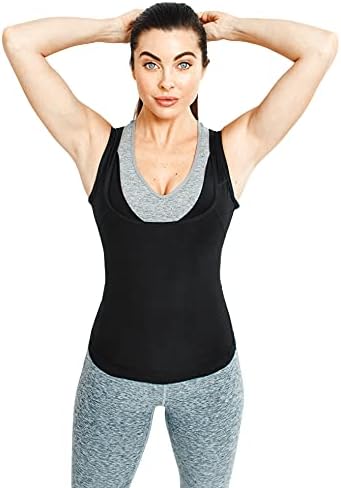Sweat Shaper Premium Sauna Tank Top For Women, Slimming Sauna Shirt For Women, Sweat Vest for Workouts - Image 2