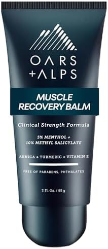 Oars + Alps Muscle Recovery Balm and Rub, Muscle Pain Relief Balm, 1pk, 3oz by OarsAlps