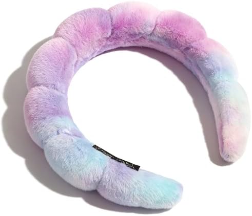 Ayesha Spa Headband for Washing Face Makeup Skincare Fuzzy Sponge Hair band - Image 2