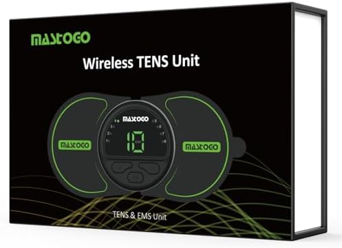MASTOGO 8 Mode Mini Wireless TENS Unit for Neck, Arm & Shoulder Pain Relief by MASTOGO